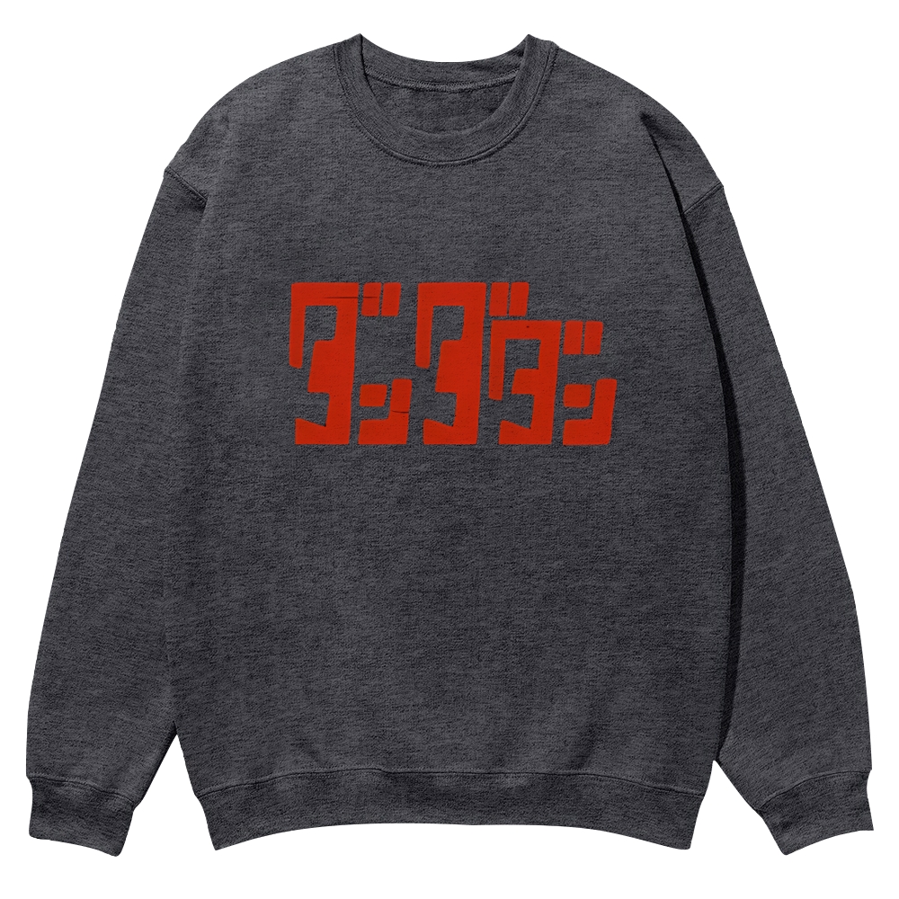 Dandadan Casual Crewneck Front&Back Print Sweatshirt