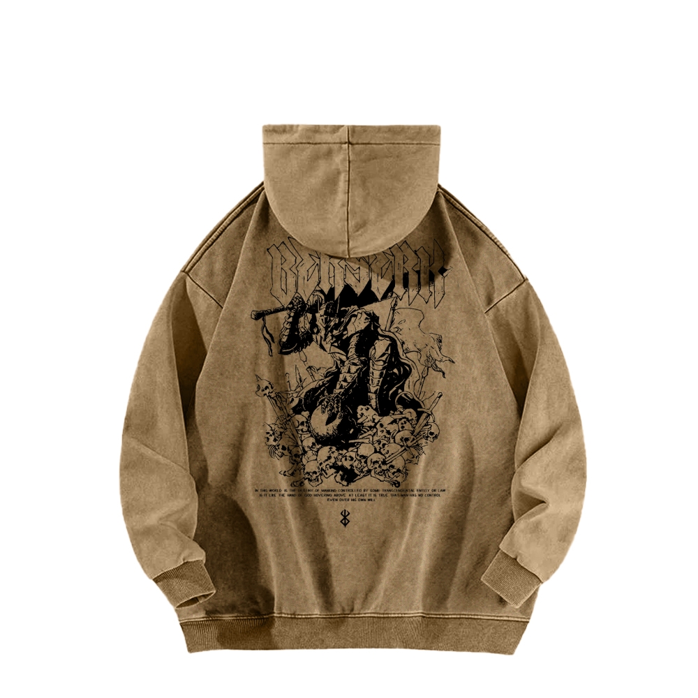 Berserk Guts' Rage Oversized Vintage Hoodie