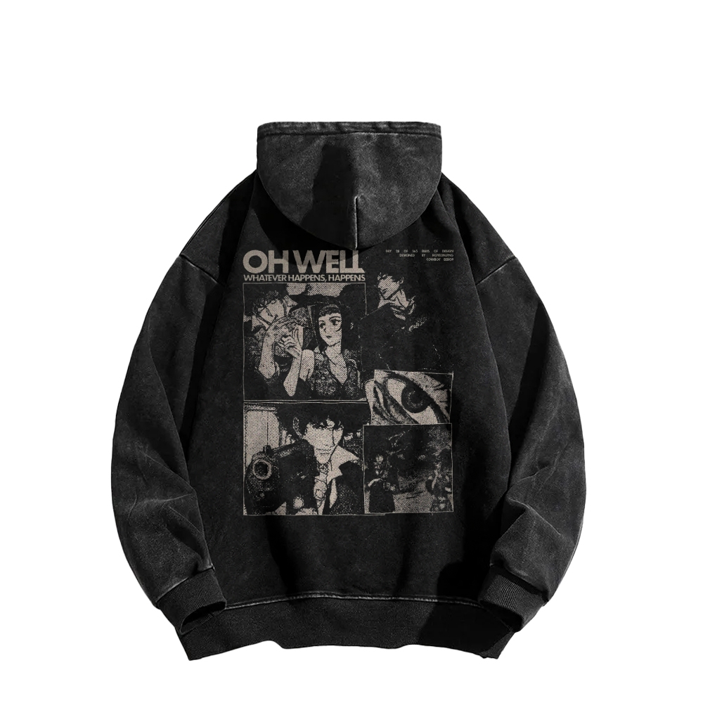 Cowboy BebopCasual Washed Hoodie