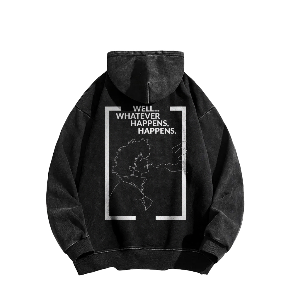 Cowboy BebopCasual Washed Hoodie