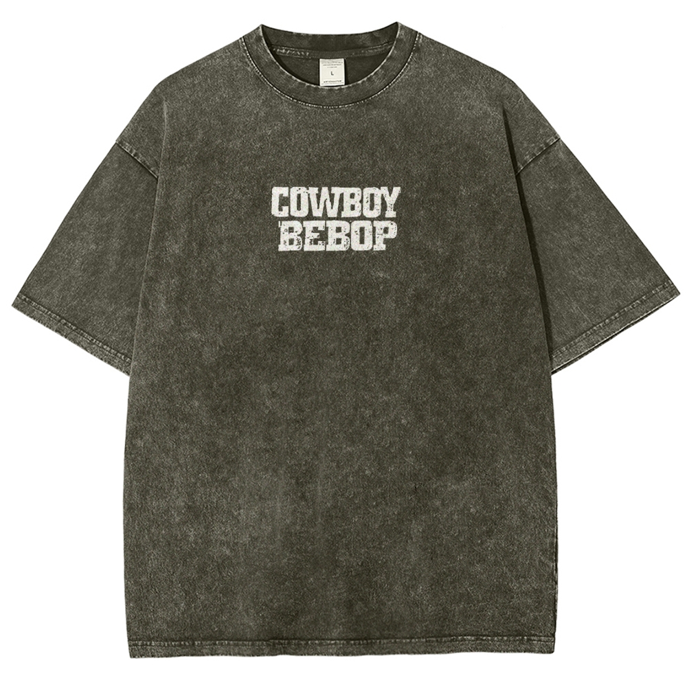 COWBOY BEBOP VII ACID WASH TEE