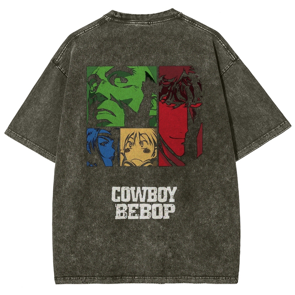 Cowboy Bebop Unisex Fit Washed T-Shirt
