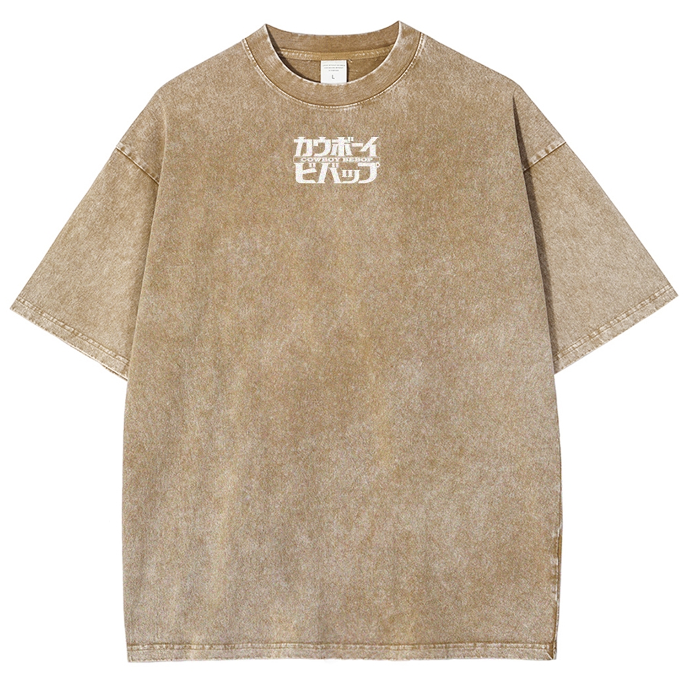 COWBOY BEBOP VIII ACID WASH TEE