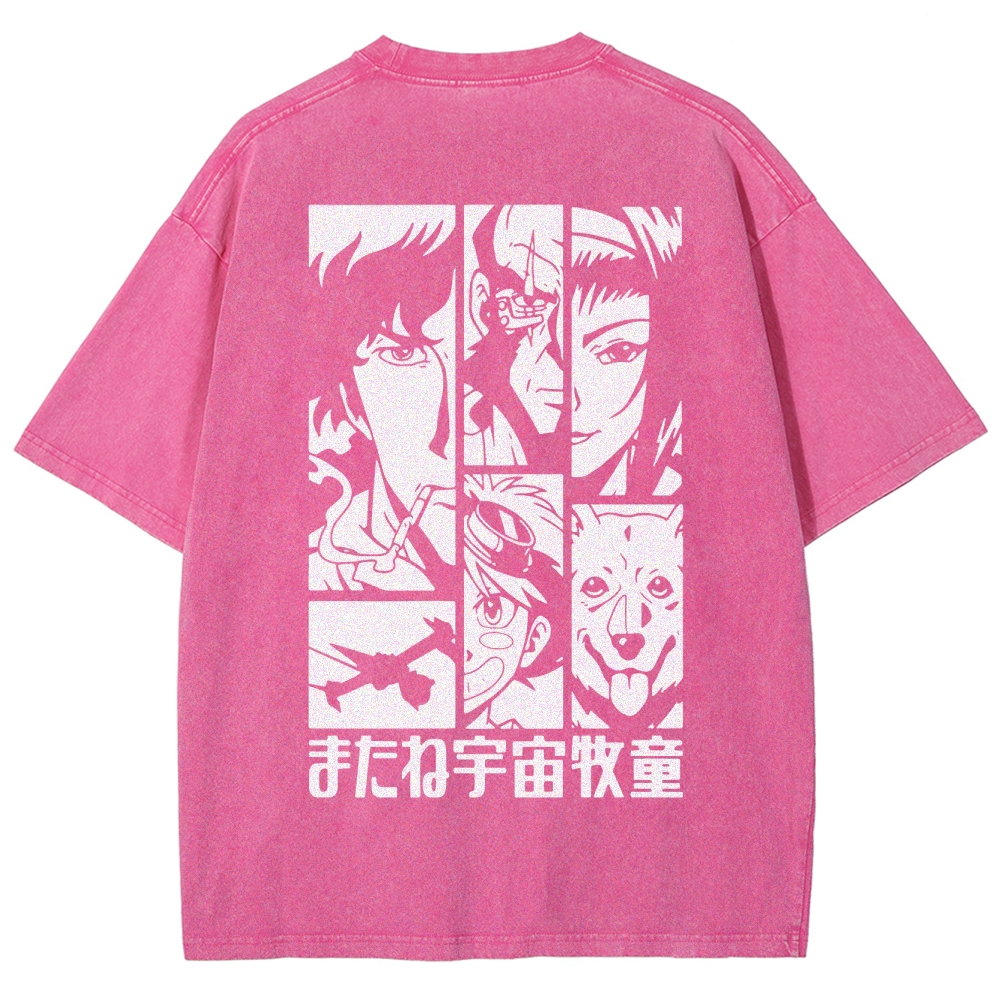 COWBOY BEBOP IV ACID WASH TEE