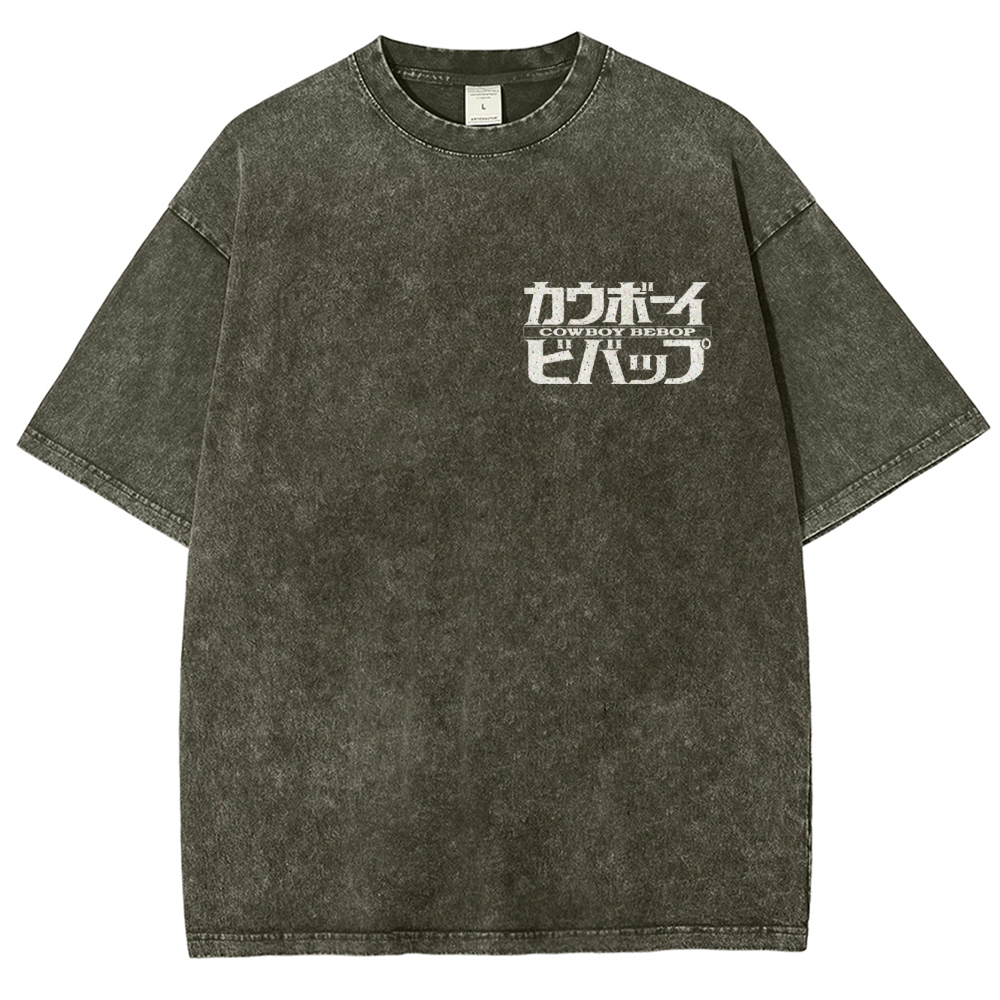 Cowboy Bebop Unisex Fit Washed T-Shirt