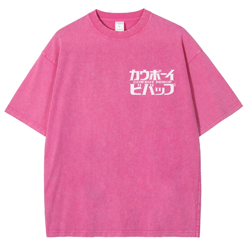 Cowboy Bebop Unisex Fit Washed T-Shirt