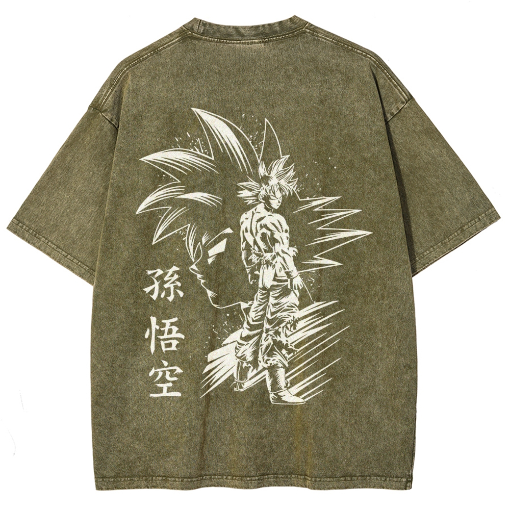 Dragon Ball Unisex Fit Washed T-Shirt