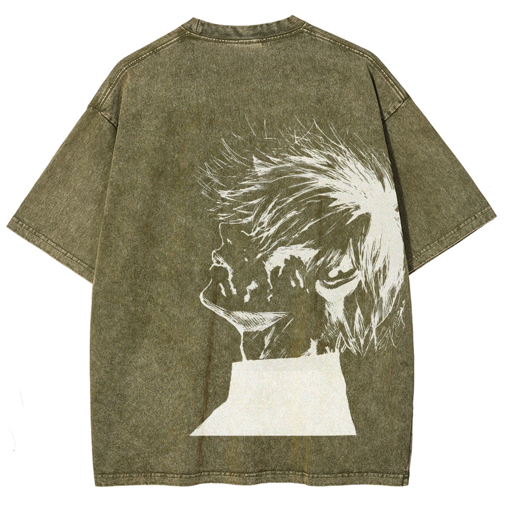 Tokyo Ghoul Kaneki Ken Streetwear Washed Vintage Tee