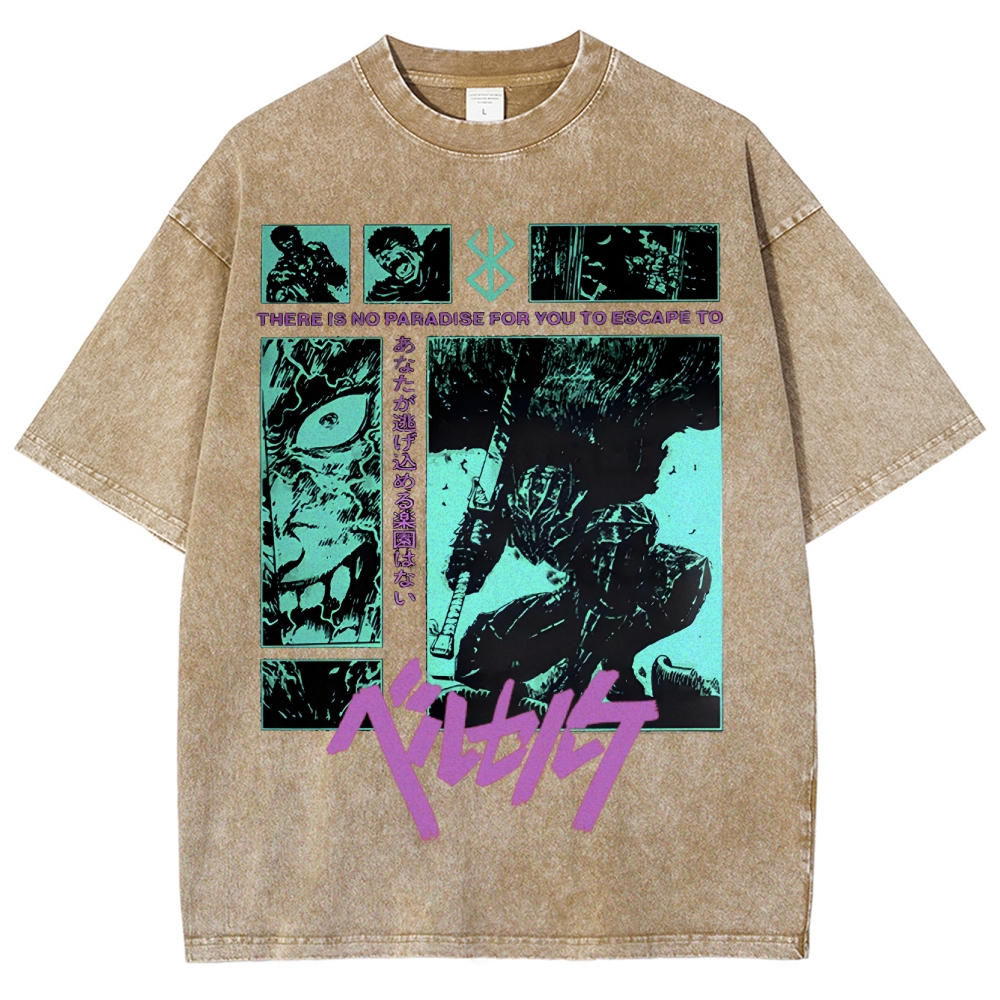 Berserk Unisex Fit Washed T-Shirt