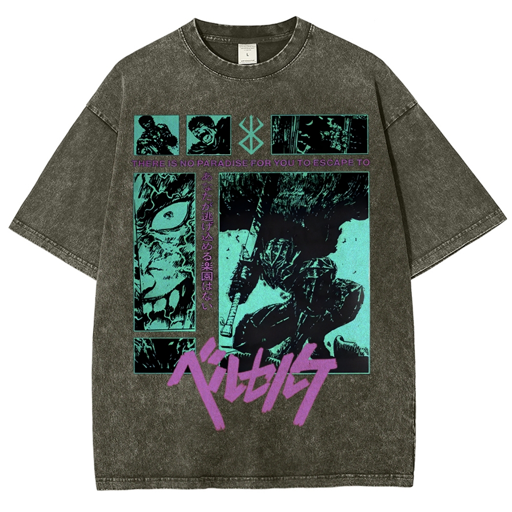 Berserk Unisex Fit Washed T-Shirt