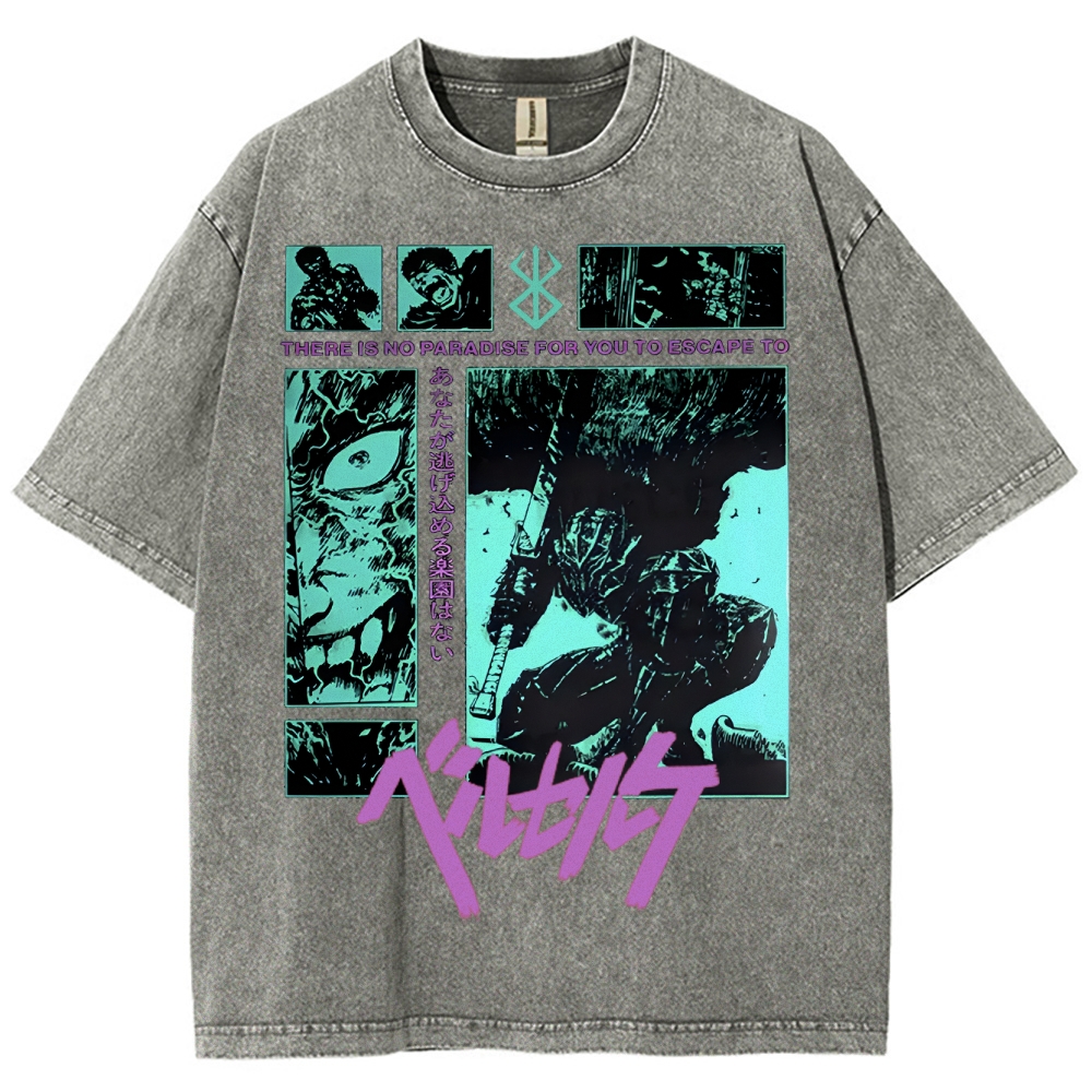 Berserk Unisex Fit Washed T-Shirt