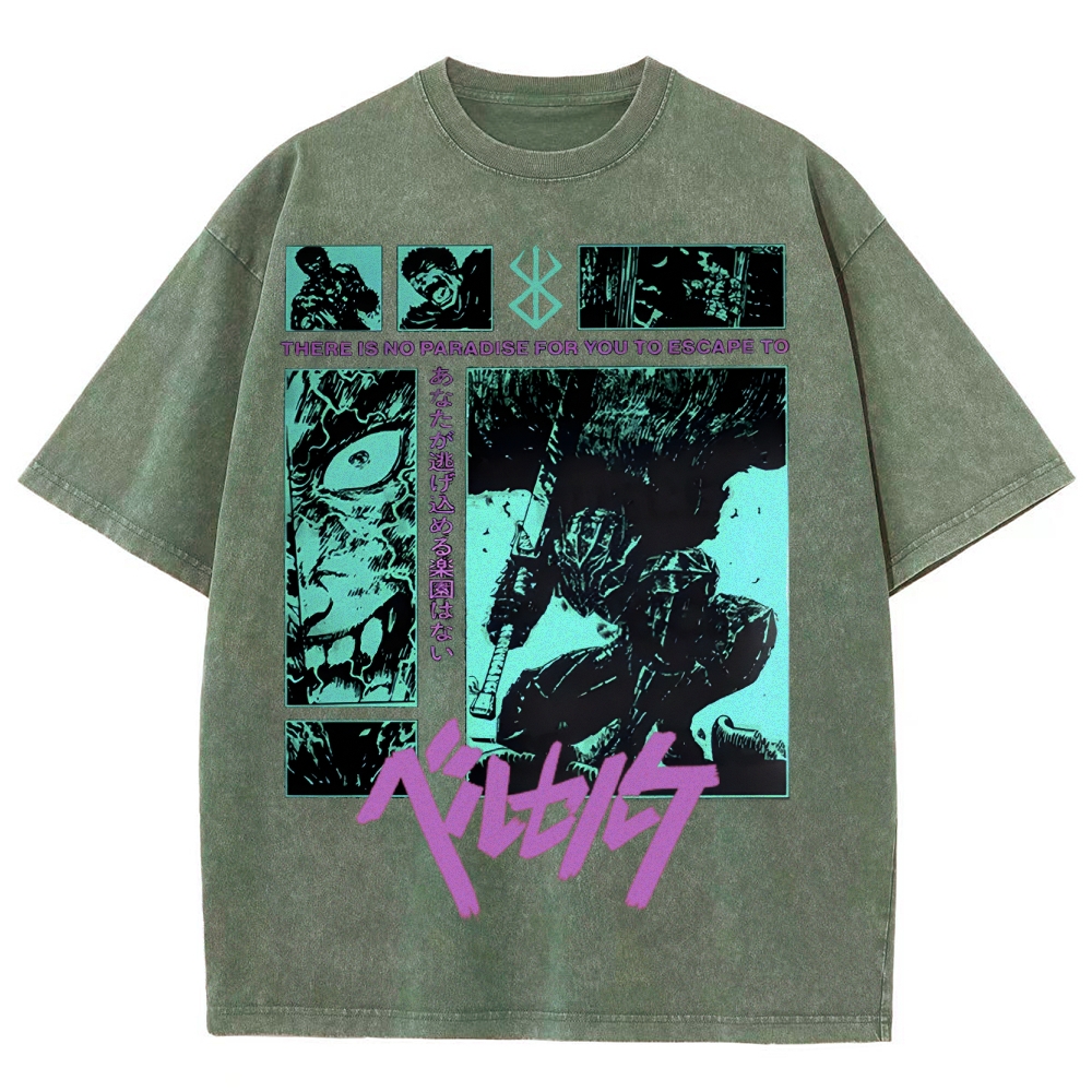 Berserk Unisex Fit Washed T-Shirt