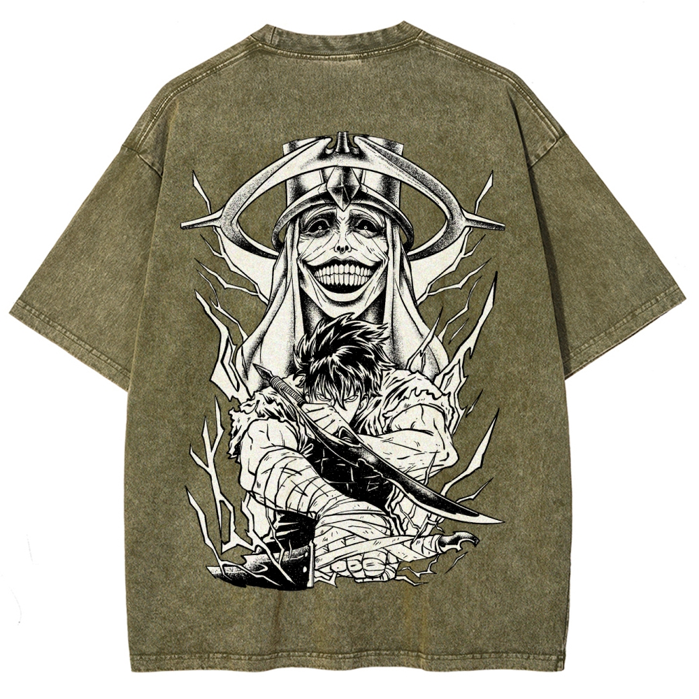 Solo Leveling Unisex Fit Washed T-Shirt