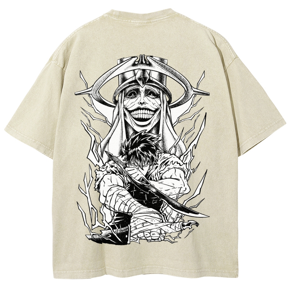 Solo Leveling Unisex Fit Washed T-Shirt