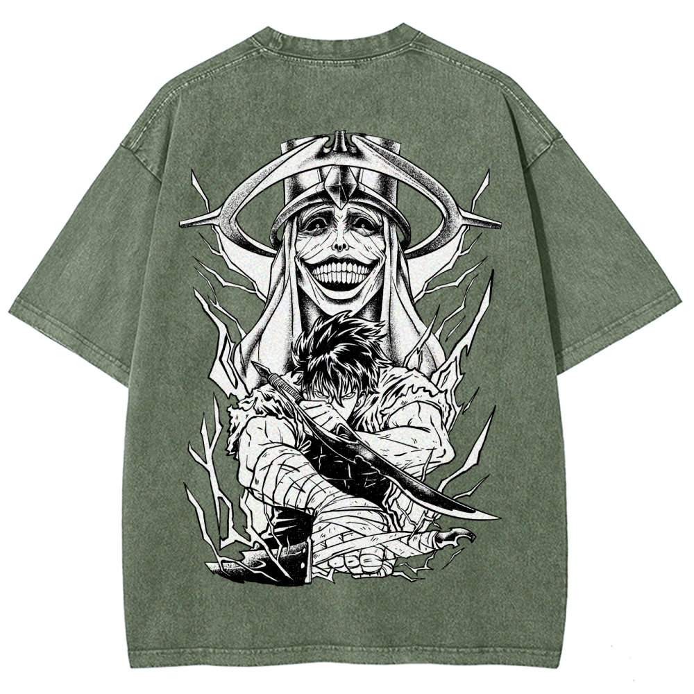 Solo Leveling Unisex Fit Washed T-Shirt