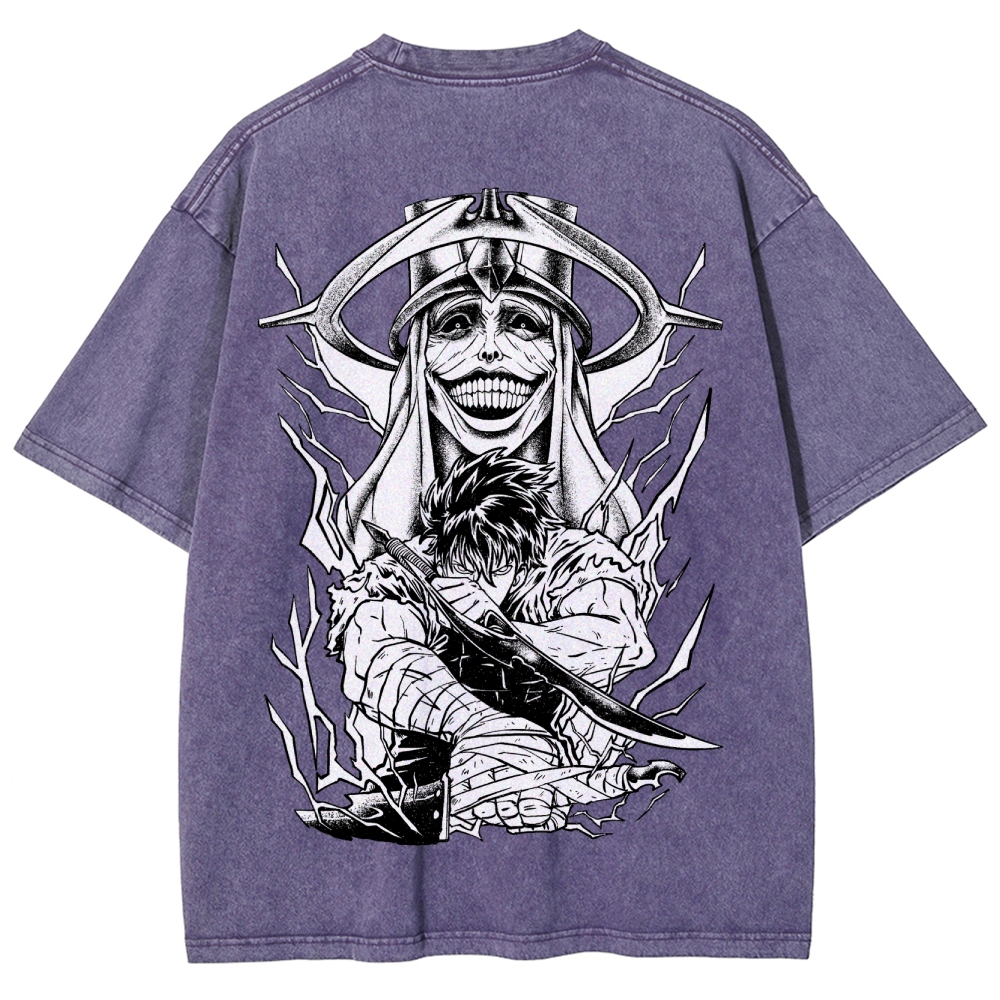 Solo Leveling Unisex Fit Washed T-Shirt