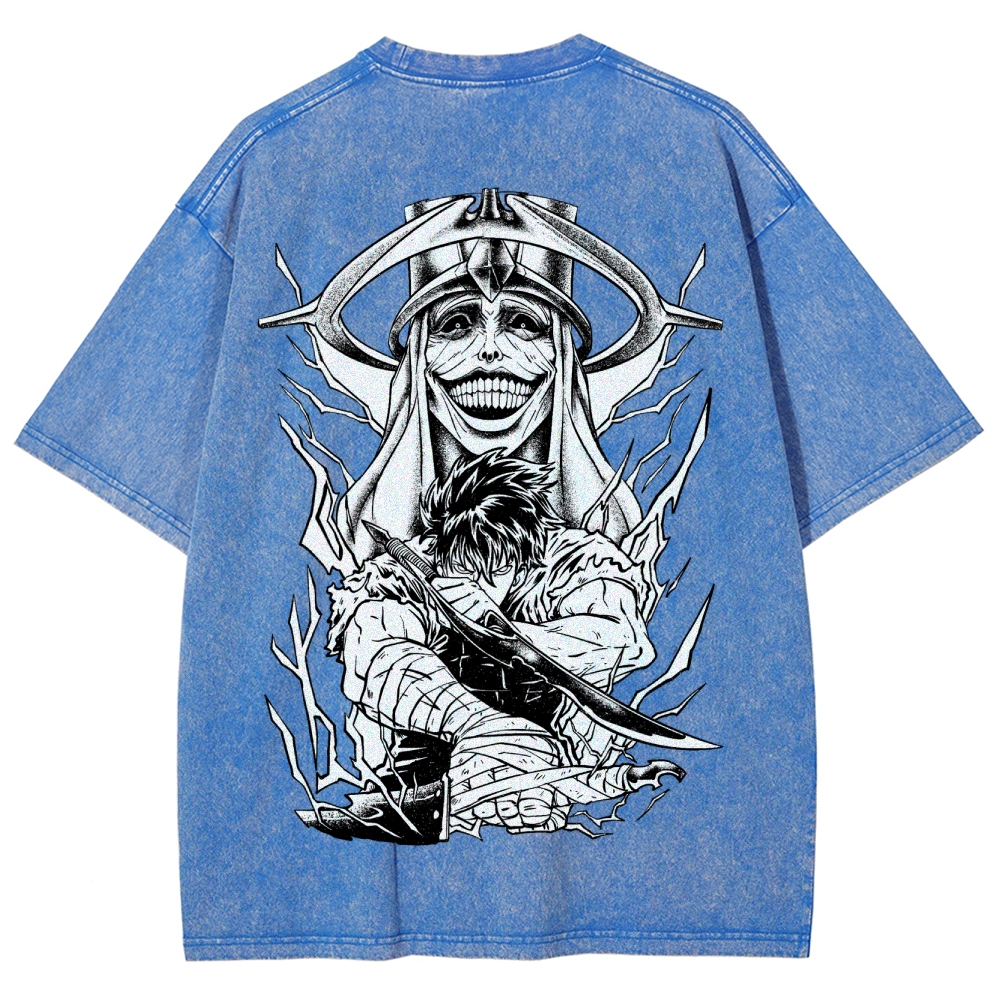 Solo Leveling Unisex Fit Washed T-Shirt