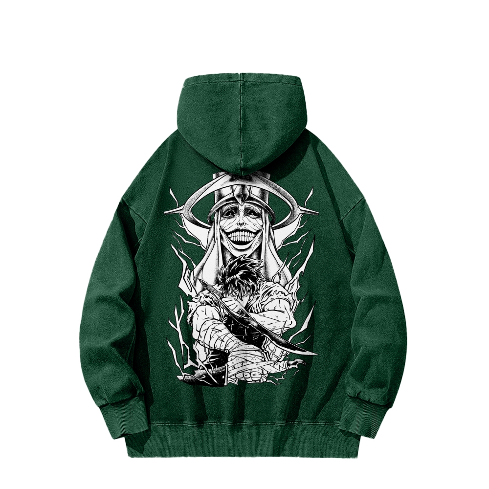 Solo Leveling Casual Washed Hoodie