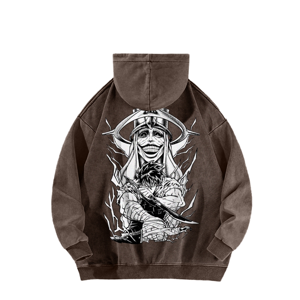 Solo Leveling Casual Washed Hoodie