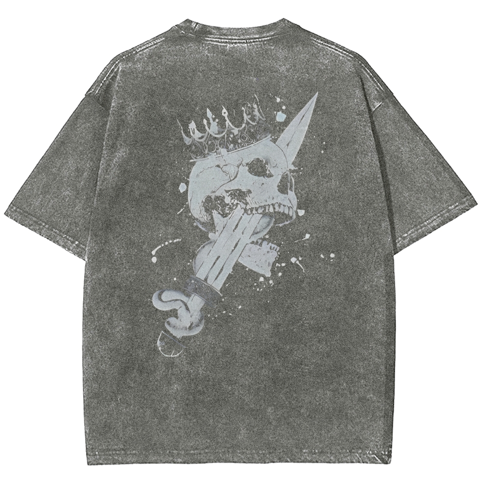KING SLAYER ACID WASH T-SHIRT