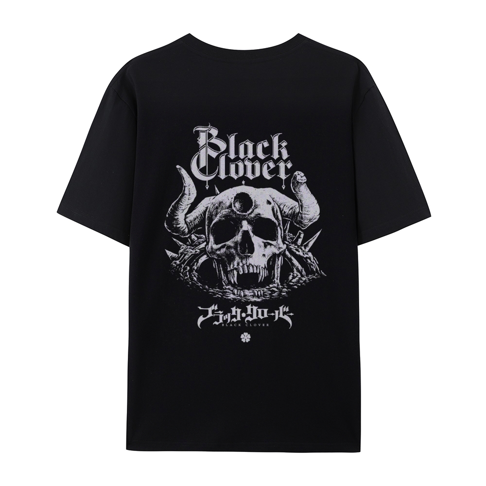 Black clover Casual Short Sleeve T-Shirt