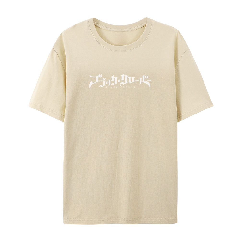 Black clover Casual Short Sleeve T-Shirt