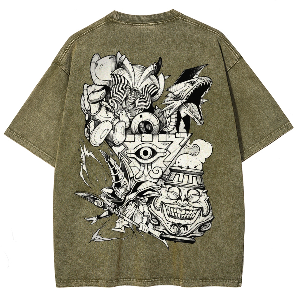 Yu-Gi-Oh! Unisex Fit Washed T-Shirt