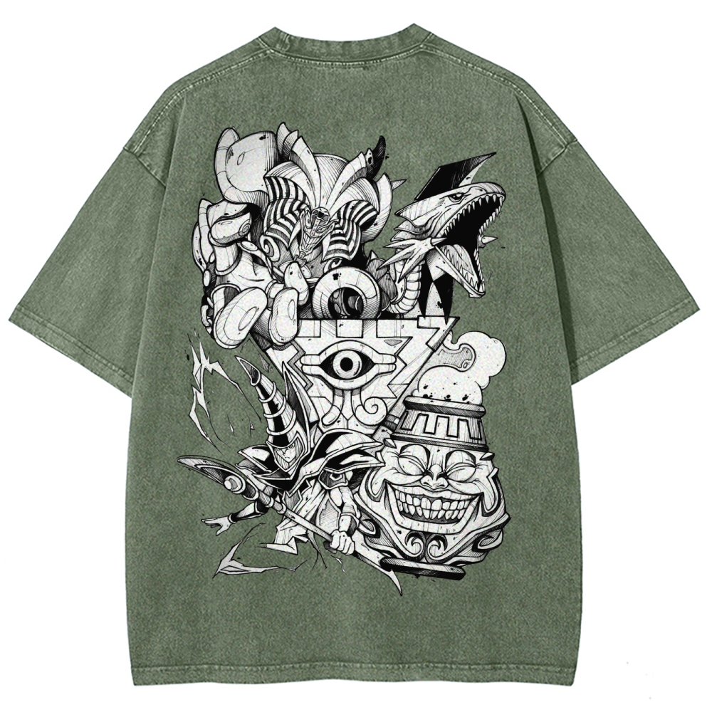 Yu-Gi-Oh! Unisex Fit Washed T-Shirt