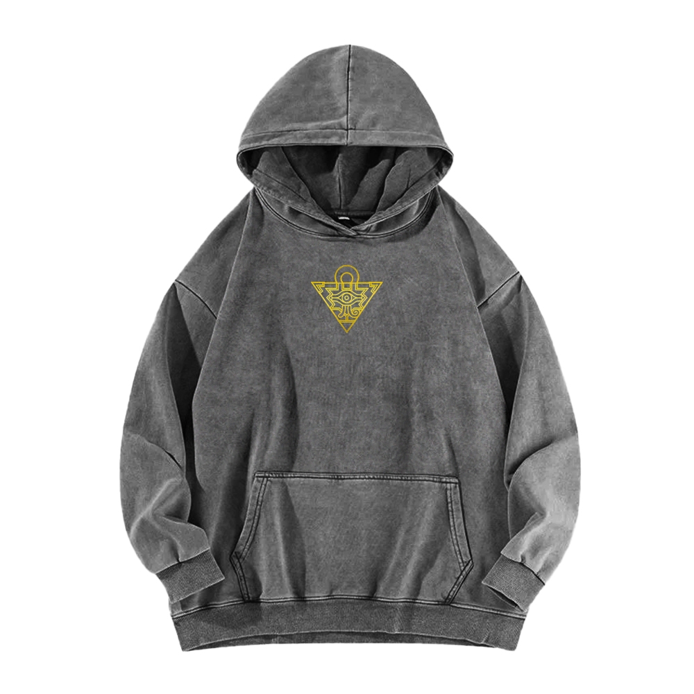 Yu-Gi-Oh! Casual Washed Hoodie Streetwear