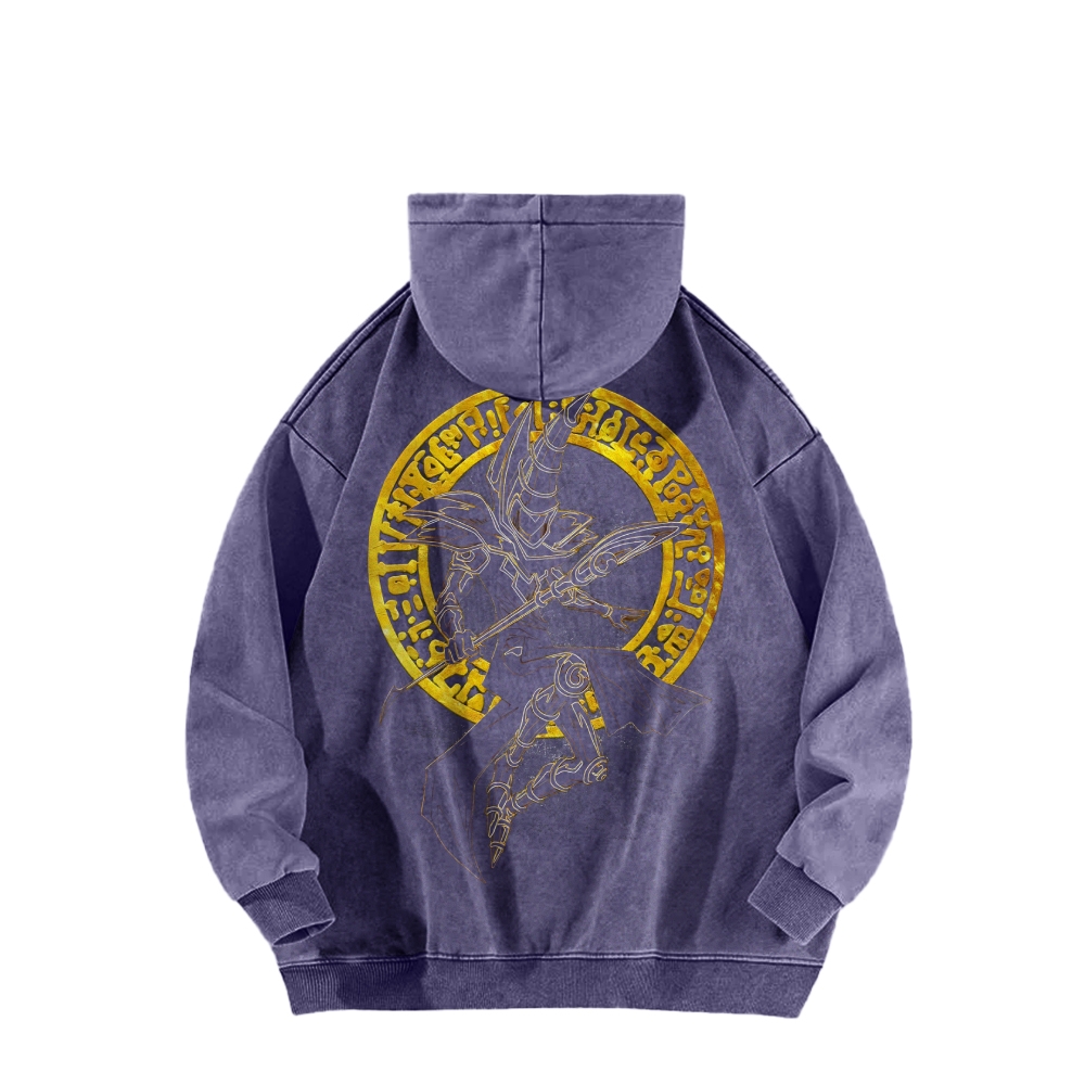 Yu-Gi-Oh! Casual Washed Hoodie Streetwear