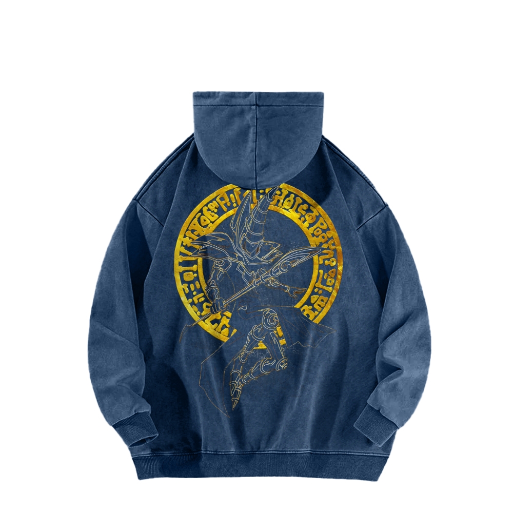 Yu-Gi-Oh! Casual Washed Hoodie Streetwear