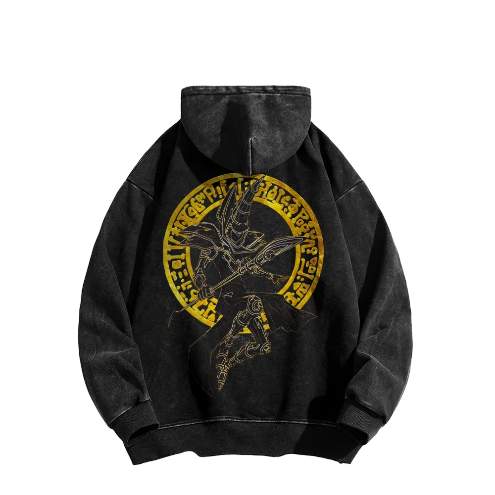 Yu-Gi-Oh! Casual Washed Hoodie Streetwear