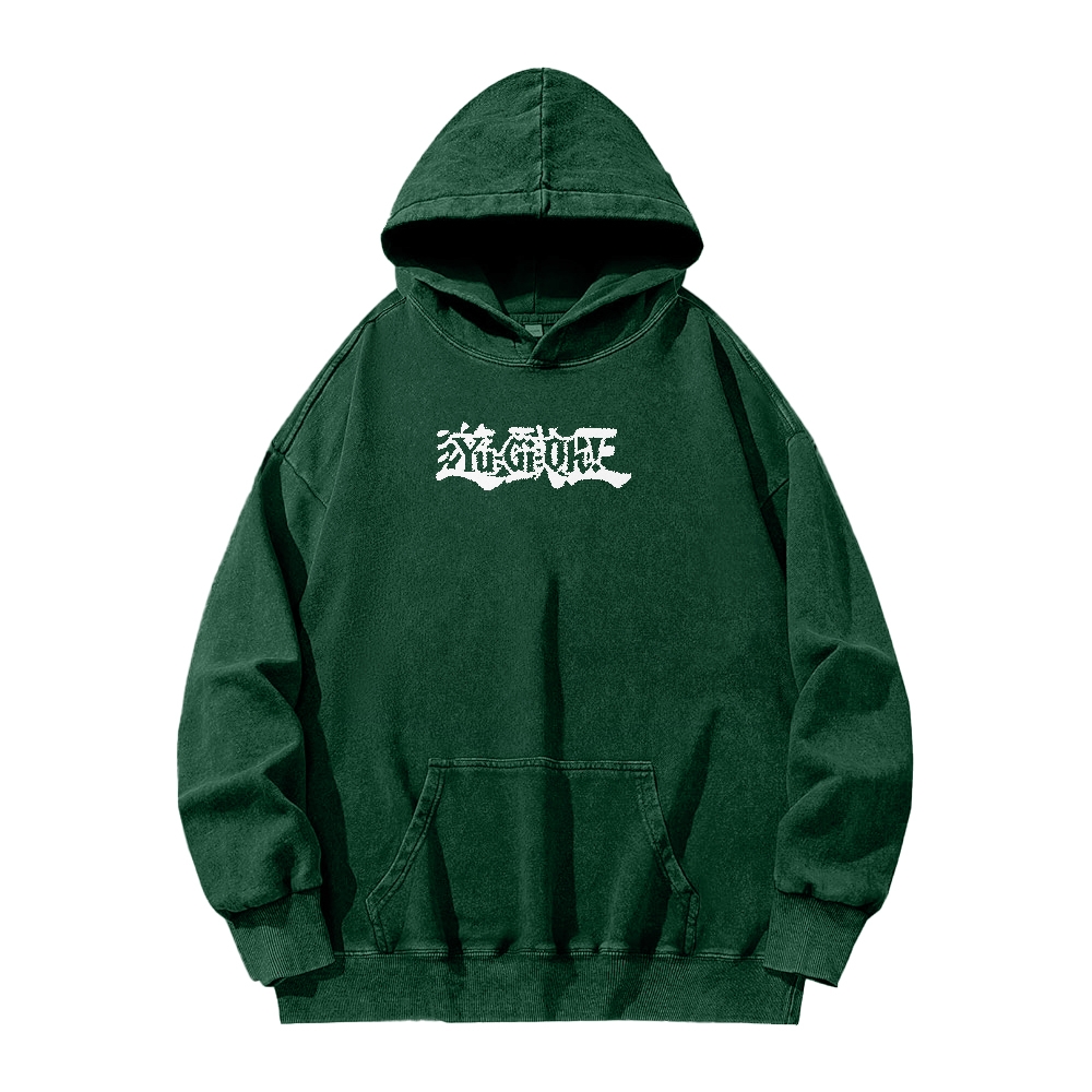 Yu-Gi-Oh! Casual Washed Hoodie Streetwear