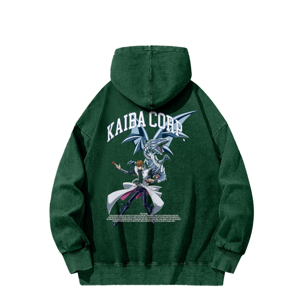 Yu-Gi-Oh! Casual Washed Hoodie Streetwear