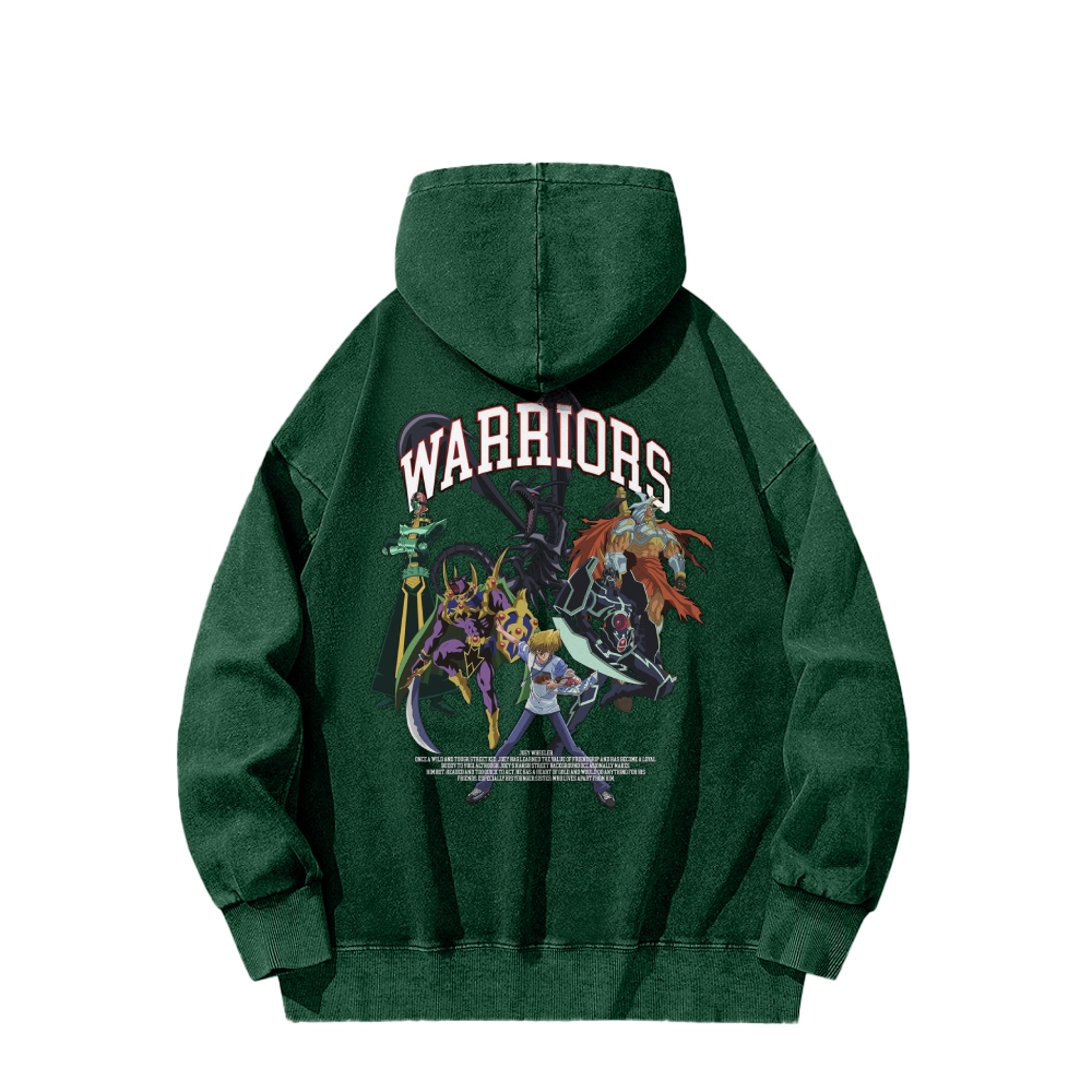Yu-Gi-Oh! Casual Washed Hoodie Streetwear