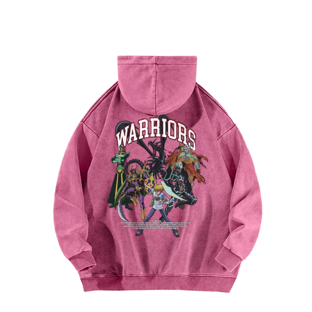 Yu-Gi-Oh! Casual Washed Hoodie Streetwear