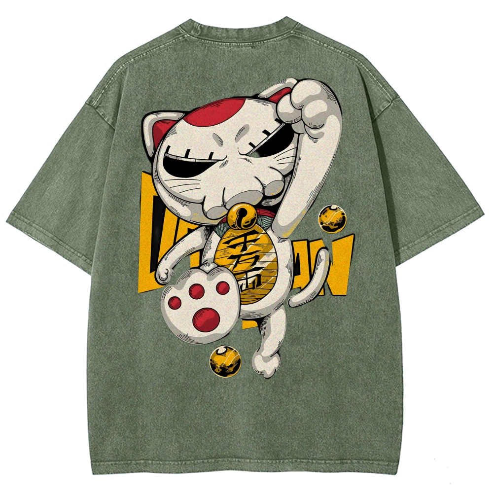 Turbo granny pool Washed T-Shirt