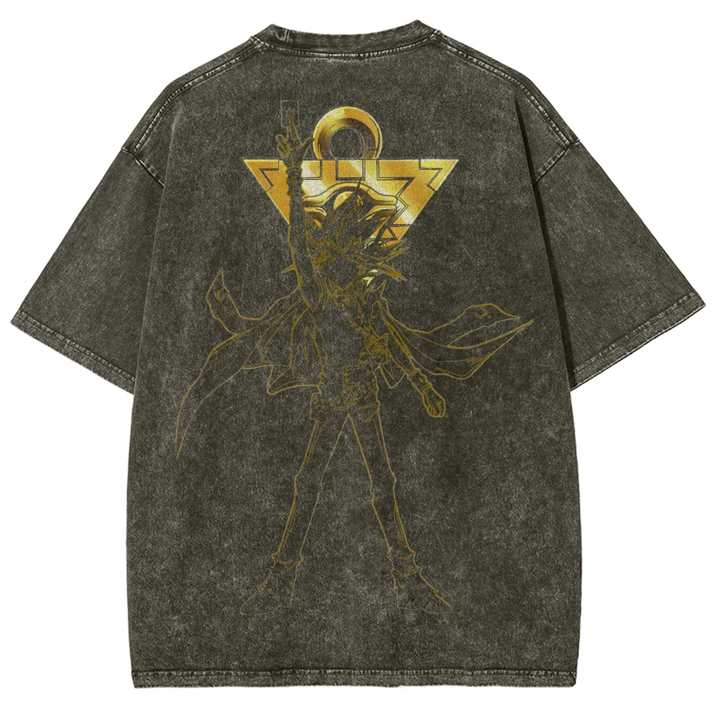Yu-Gi-Oh! Unisex Fit Washed T-Shirt 2501008930