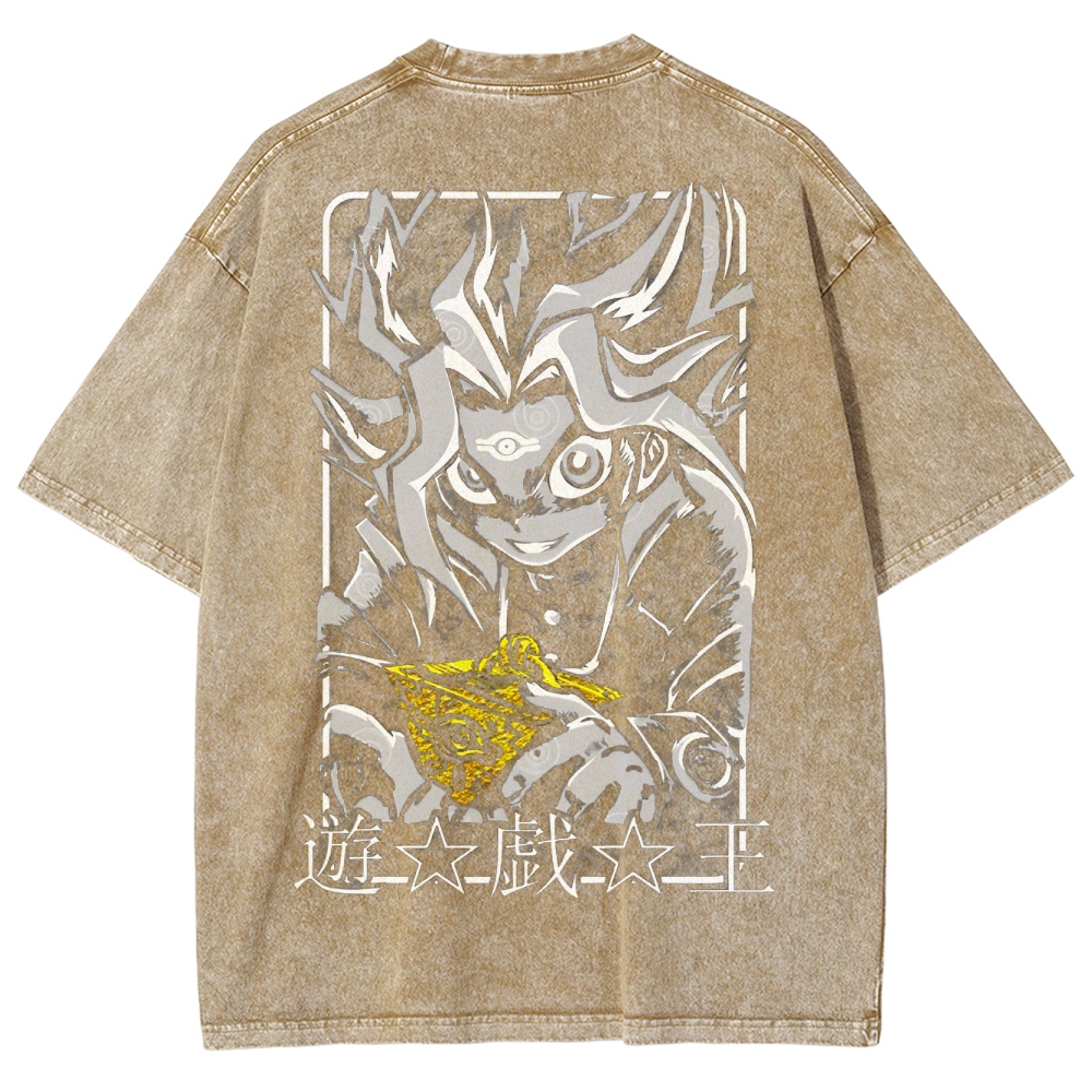 Yu-Gi-Oh! Unisex Fit Washed T-Shirt 2501008940