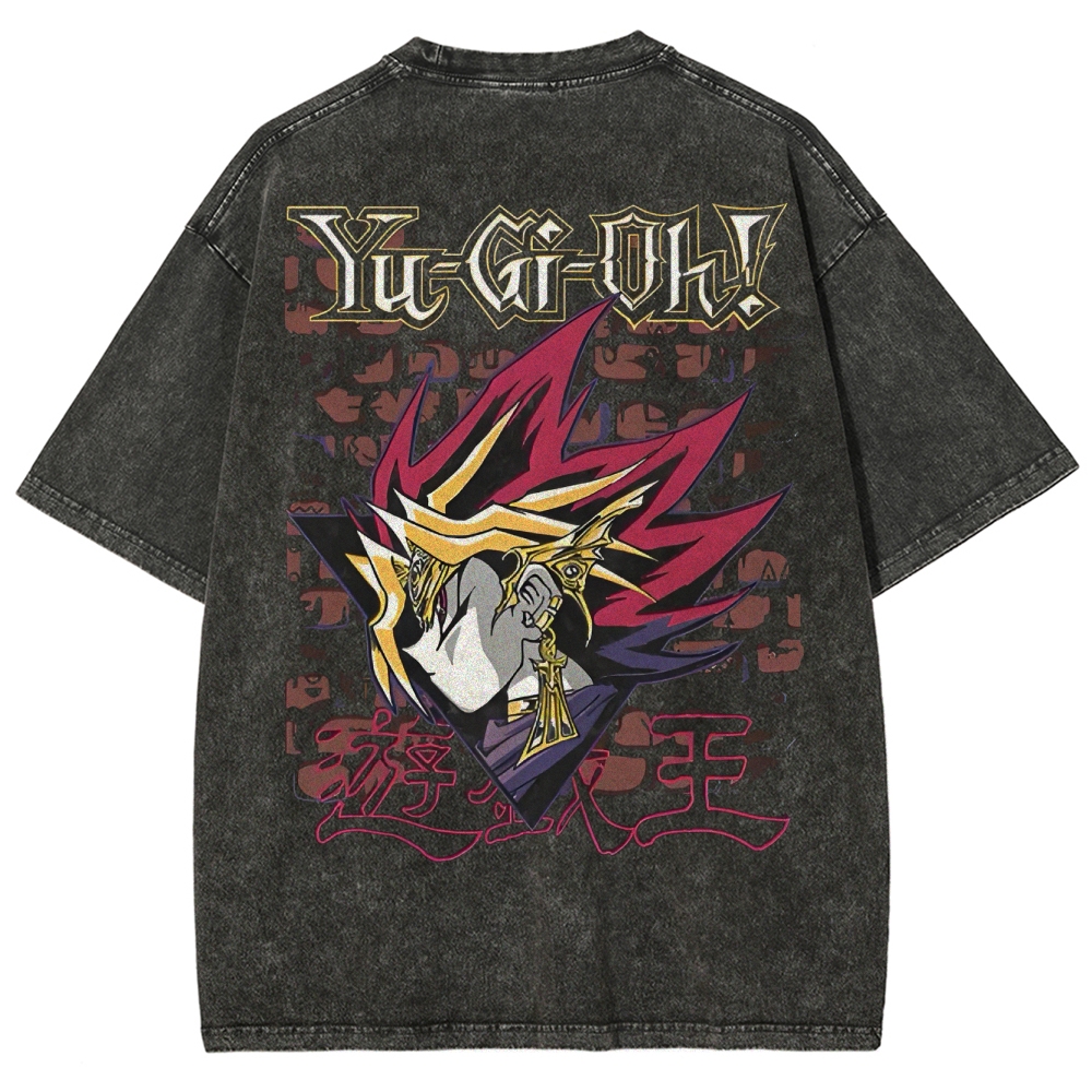 Yu-Gi-Oh! Unisex Fit Washed T-Shirt 2501008943