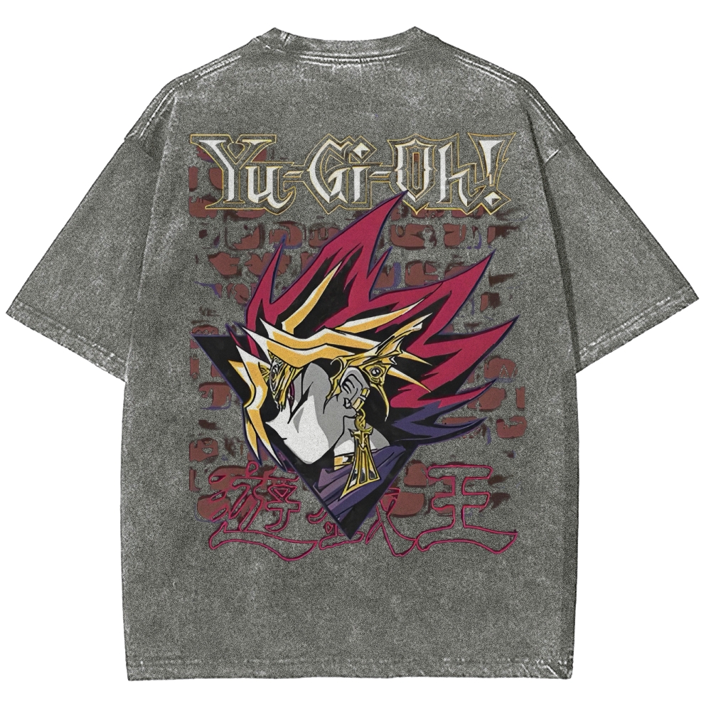 Yu-Gi-Oh! Unisex Fit Washed T-Shirt 2501008943