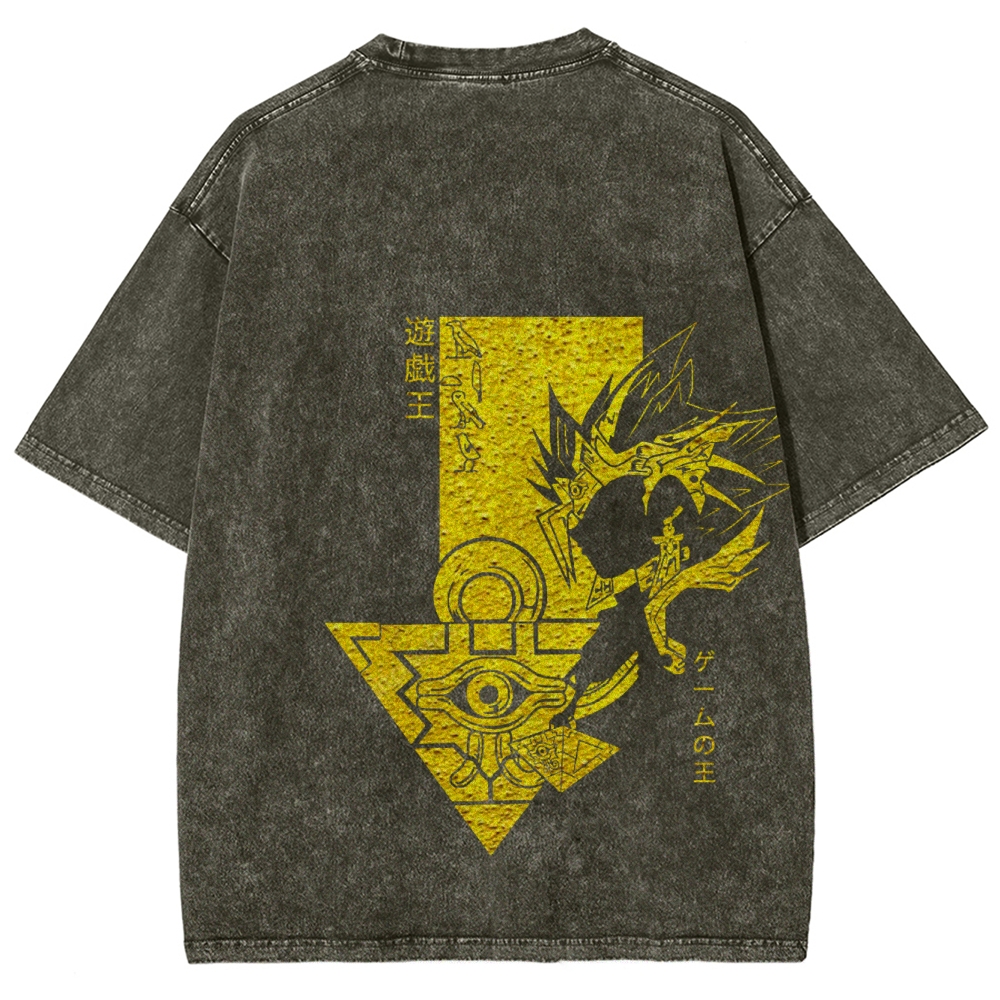 Yu-Gi-Oh! Unisex Fit Washed T-Shirt 2501008951
