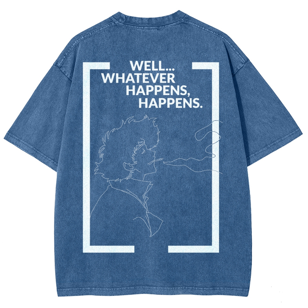 Cowboy Bebop Unisex Fit Washed T-Shirt 2501009109