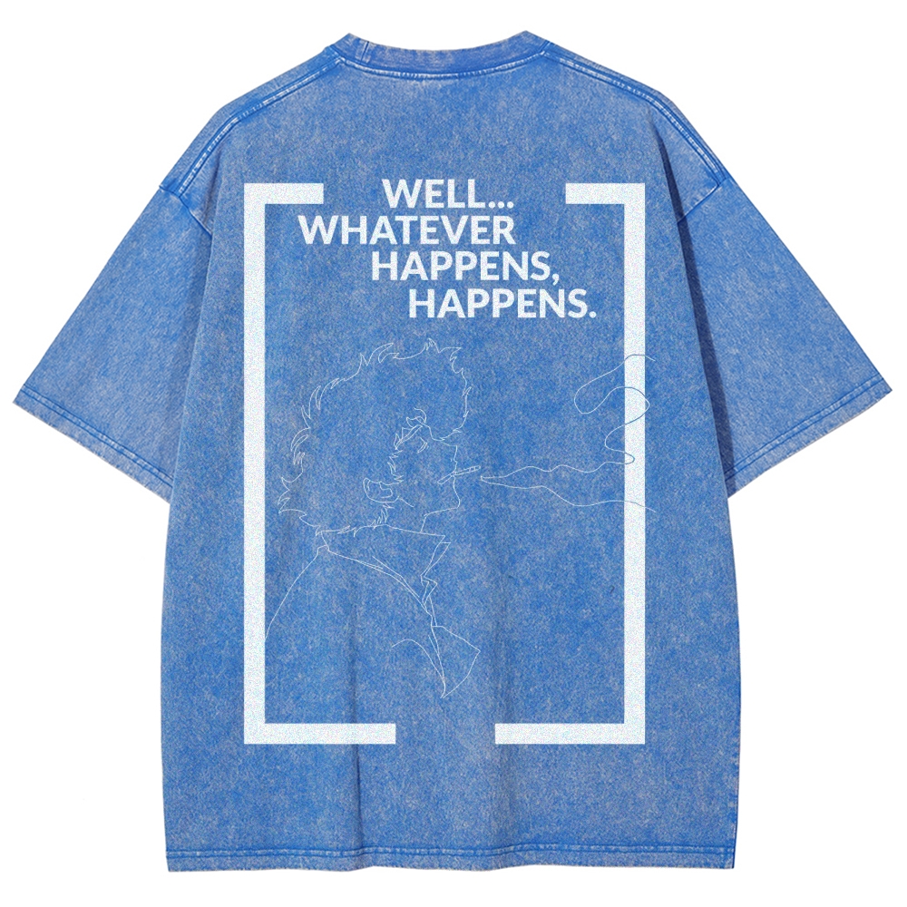 Cowboy Bebop Unisex Fit Washed T-Shirt 2501009109