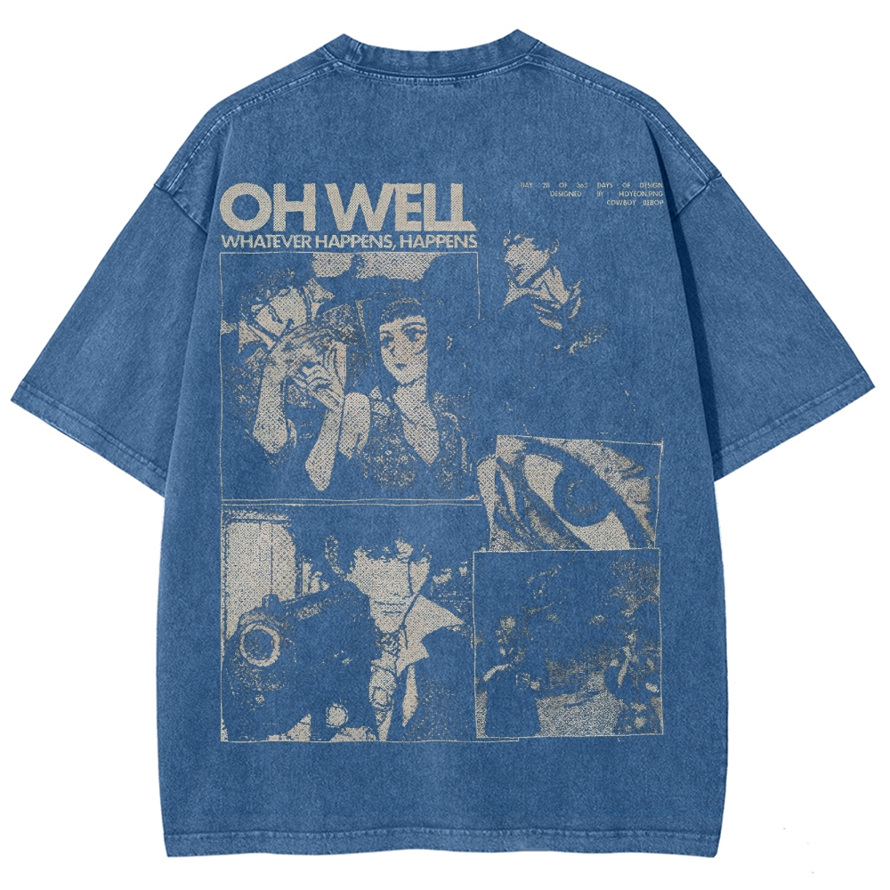 Cowboy Bebop Unisex Fit Washed T-Shirt 2501009111