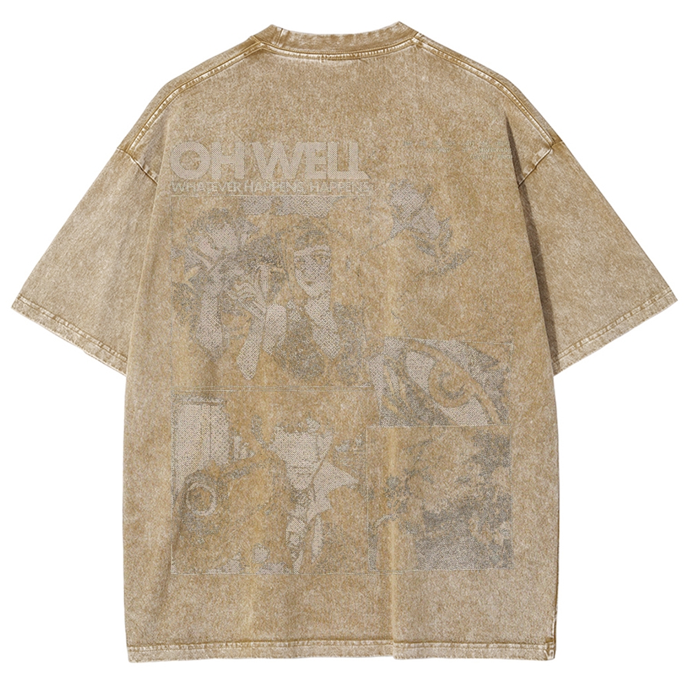 Cowboy Bebop Unisex Fit Washed T-Shirt 2501009111