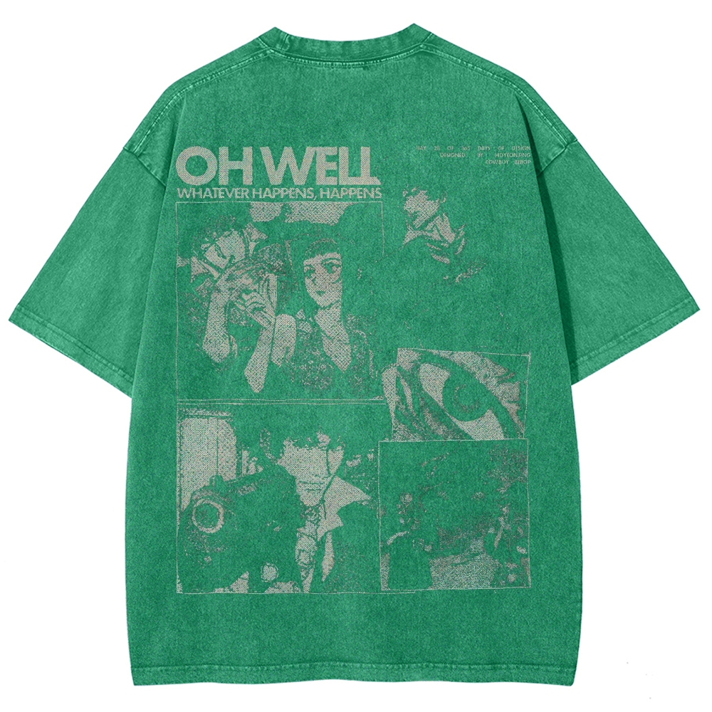 Cowboy Bebop Unisex Fit Washed T-Shirt 2501009111