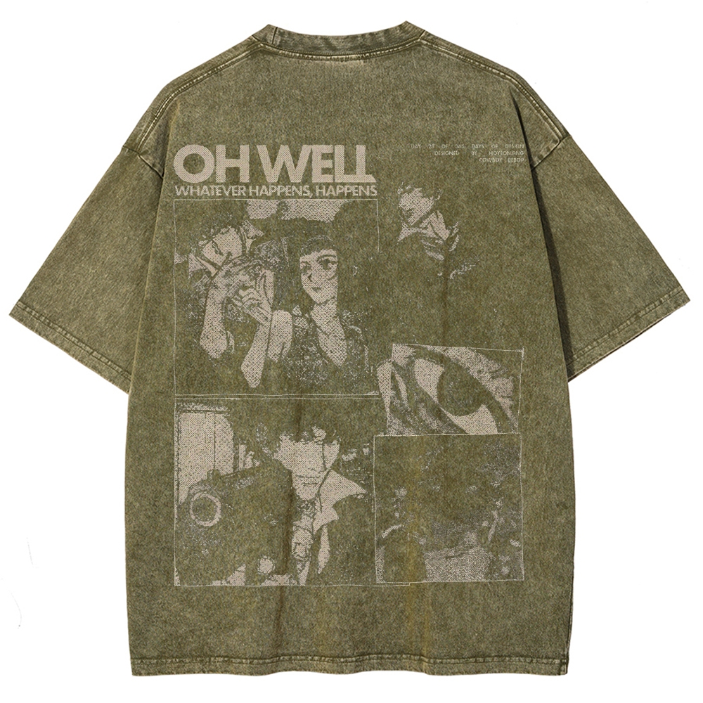 Cowboy Bebop Unisex Fit Washed T-Shirt 2501009111