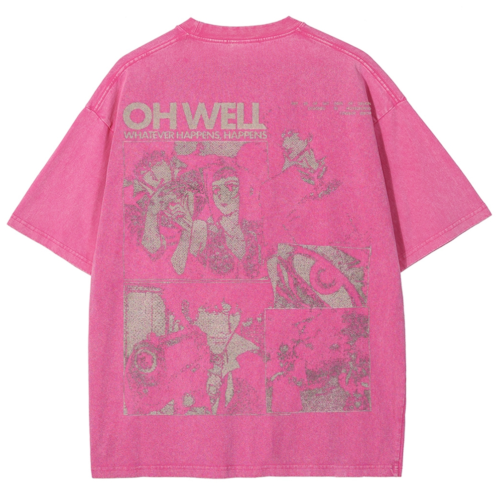 Cowboy Bebop Unisex Fit Washed T-Shirt 2501009111