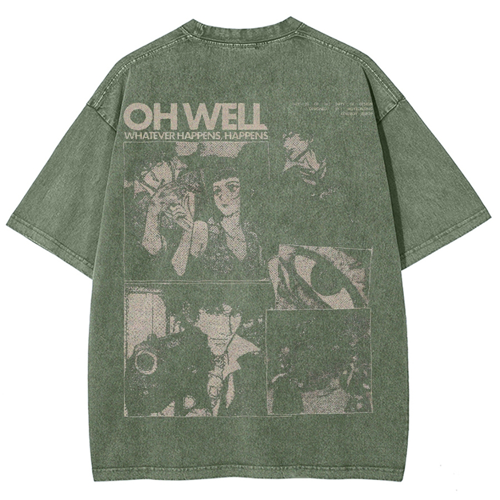 Cowboy Bebop Unisex Fit Washed T-Shirt 2501009111